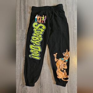 Scooby-Doo Kids Black Graphic Jogger Sweatpants